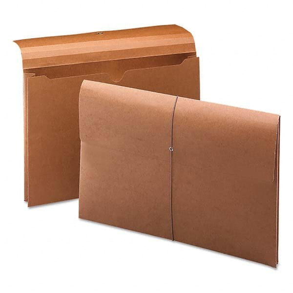 SMEAD - File Folders, Expansion Folders & Hanging Files Folder/File Type: Expanding Wallet Color: Brown - Exact Industrial Supply