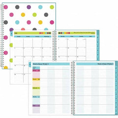 Blue Sky - Note Pads, Writing Pads & Notebooks Writing Pads & Notebook Type: Weekly/Monthly Planner Size: 11 x 8-1/2 - Exact Industrial Supply