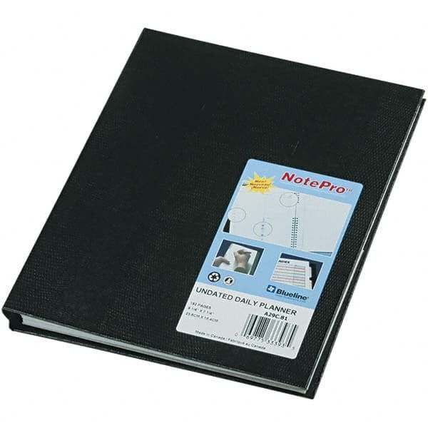 Blueline - Note Pads, Writing Pads & Notebooks Writing Pads & Notebook Type: Daily Agenda Size: 9-1/4 x 7-1/4 - Exact Industrial Supply