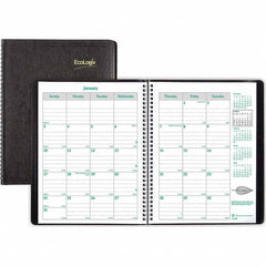 Brownline - Note Pads, Writing Pads & Notebooks Writing Pads & Notebook Type: Monthly Planner Size: 11 x 8-1/2 - Exact Industrial Supply