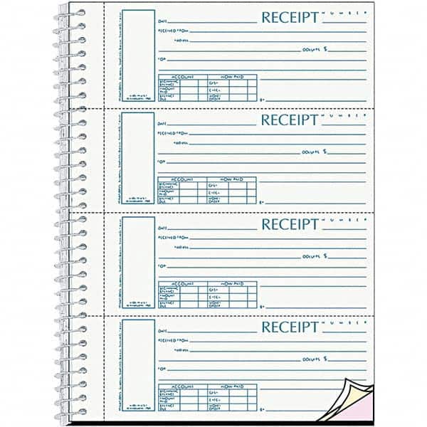 REDIFORM - Note Pads, Writing Pads & Notebooks Writing Pads & Notebook Type: Sales Order Book Size: 7 x 11 - Exact Industrial Supply