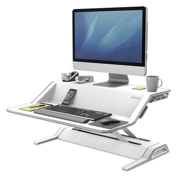FELLOWES - Office Cubicle Workstations & Worksurfaces Type: Sit N Stand Width (Inch): 32-3/4 - Exact Industrial Supply