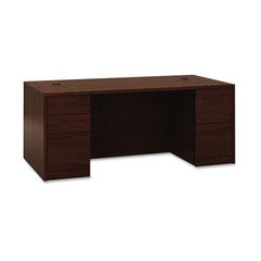 Hon - Office Desks Type: Double Pedestal Desk Center Draw: No - Exact Industrial Supply