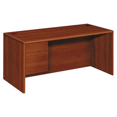 Hon - Office Desks Type: Left Pedestal Center Draw: No - Exact Industrial Supply