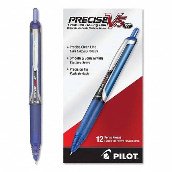 Pilot - Pens & Pencils Type: Roller Ball Pen Color: Blue - Exact Industrial Supply