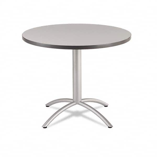 ICEBERG - Stationary Tables Type: Breakroom Material: Melamine Laminate - Exact Industrial Supply