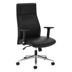 Hon - 47" High Executive High Back Leather Chair - Exact Industrial Supply