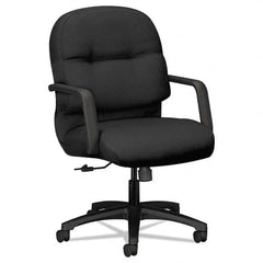 Hon - 42" High Managerial Mid Back Swivel/Tilt Chair - Exact Industrial Supply