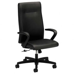 Hon - 47-1/2" High Executive High Back Leather Chair - Exact Industrial Supply