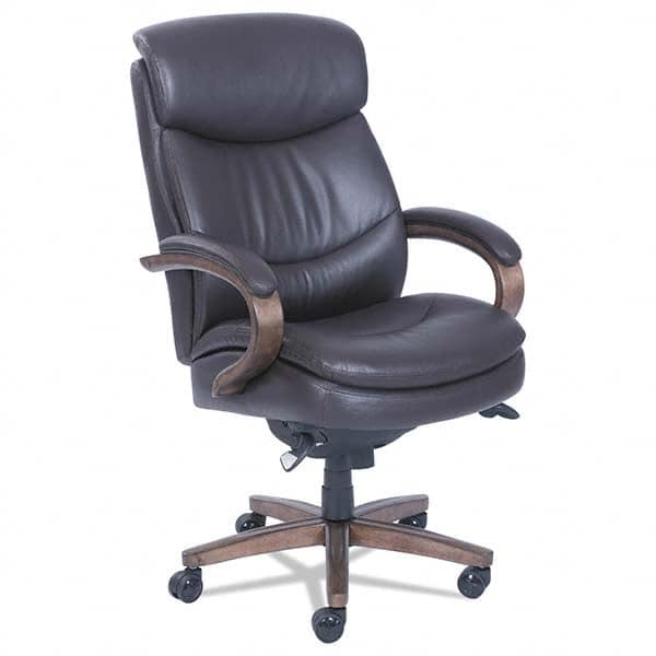 La-Z-Boy - 47" High Executive High Back Leather Chair - Exact Industrial Supply
