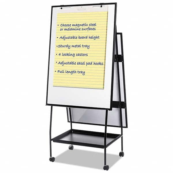 MasterVision - 74-7/8" High x 29-1/2" Wide Magnetic Dry Erase Board - Exact Industrial Supply