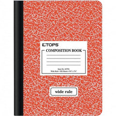 TOPS - Note Pads, Writing Pads & Notebooks Writing Pads & Notebook Type: Composition Book Size: 9-3/4 x 7-1/2 - Exact Industrial Supply