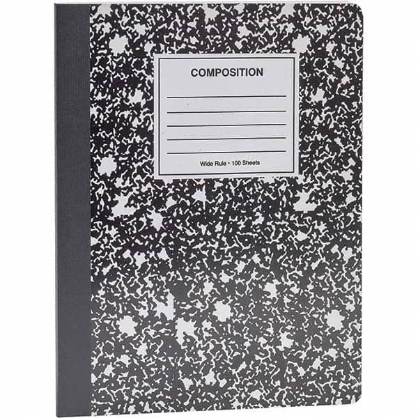 UNIVERSAL - Note Pads, Writing Pads & Notebooks Writing Pads & Notebook Type: Composition Book Size: 9-3/4 x 7-1/2 - Exact Industrial Supply