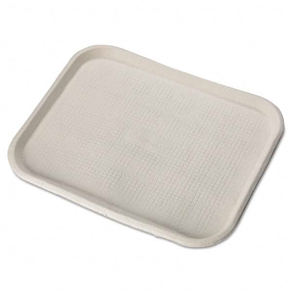 Chinet - Savaday Molded Fiber Food Trays, 14 x 18, White, Rectangular, 100/Carton - Exact Industrial Supply