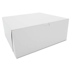 SCT - Tuck-Top Bakery Boxes, Paperboard, White, 12 x 12 x 5 - Exact Industrial Supply