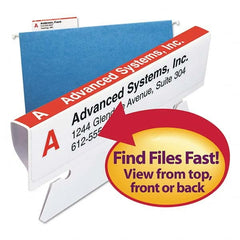 SMEAD - Tabs, Indexes & Dividers Indexes & Divider Type: Hanging Size: 3-1/2 - Exact Industrial Supply