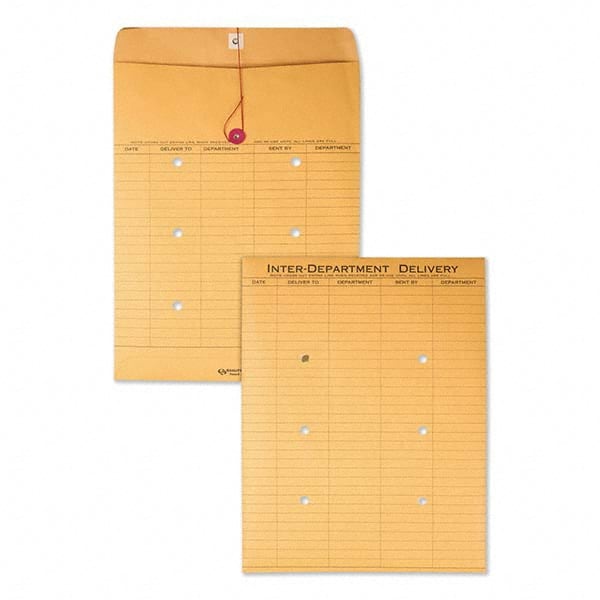 Quality Park - Mailers, Sheets & Envelopes Type: Inter-Department Envelope Style: String & Button - Exact Industrial Supply