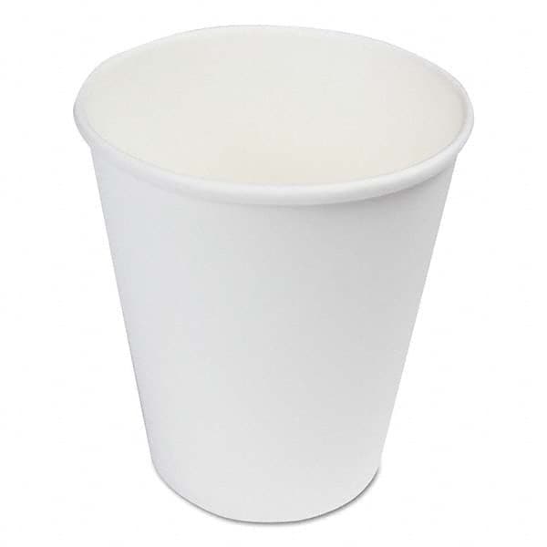 Boardwalk - Paper Hot Cups, 8 oz, White, 1000/Carton - Exact Industrial Supply