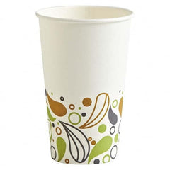 Boardwalk - Deerfield Printed Paper Hot Cups, 16 oz, 1000/Carton - Exact Industrial Supply