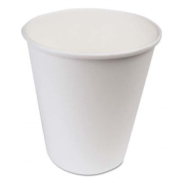 Boardwalk - Paper Hot Cups, 10 oz, White, 1000/Carton - Exact Industrial Supply