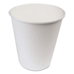 Boardwalk - Paper Hot Cups, 10 oz, White, 1000/Carton - Exact Industrial Supply