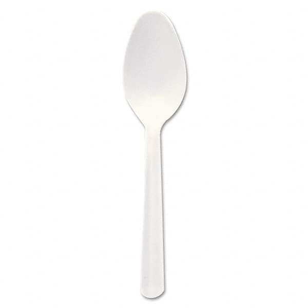 DART - Bonus Polypropylene Cutlery, 5", Teaspoon, White - Exact Industrial Supply