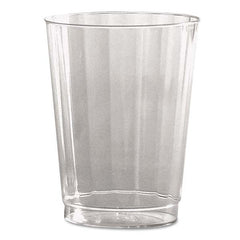 WNA - Classic Crystal Plastic Tumblers, 10 oz, Clear, Fluted, Tall, 12/Pack - Exact Industrial Supply