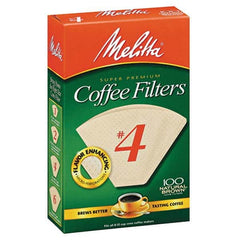 Melitta - Coffee, Tea & Accessories Breakroom Accessory Type: Coffee Filters For Use With: Cone Style Electric Coffeemakers - Exact Industrial Supply