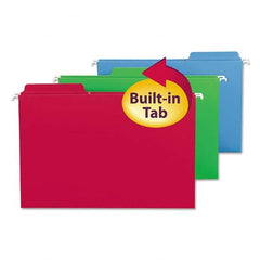 SMEAD - File Folders, Expansion Folders & Hanging Files Folder/File Type: Hanging File Folder Color: Multi-Color - Exact Industrial Supply