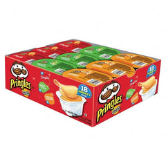 Pringles - Snacks, Cookies, Candy & Gum Breakroom Accessory Type: Potato Chips Breakroom Accessory Description: Potato Chips, Variety Pack, 0.74 oz Canister, 18/Box - Exact Industrial Supply
