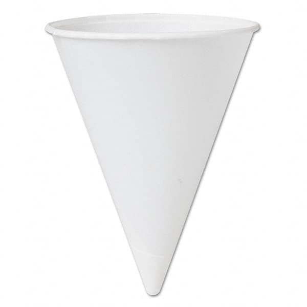 DART - Bare Treated Paper Cone Water Cups, 4-1/4 oz, White, 200/Bag - Exact Industrial Supply