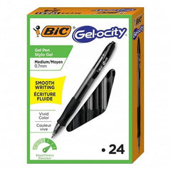 Bic - Pens & Pencils Type: Gel Roller Ball Pen Color: Black - Exact Industrial Supply
