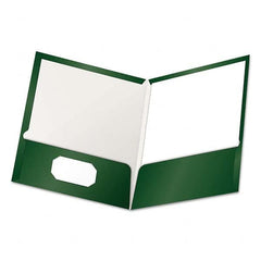 OXFORD - File Folders, Expansion Folders & Hanging Files Folder/File Type: Pocket Folders Color: Green - Exact Industrial Supply