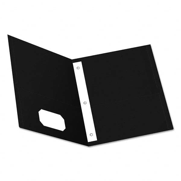 OXFORD - File Folders, Expansion Folders & Hanging Files Folder/File Type: Pocket Folders Color: Black - Exact Industrial Supply