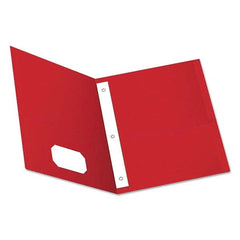 OXFORD - File Folders, Expansion Folders & Hanging Files Folder/File Type: Pocket Folders Color: Red - Exact Industrial Supply