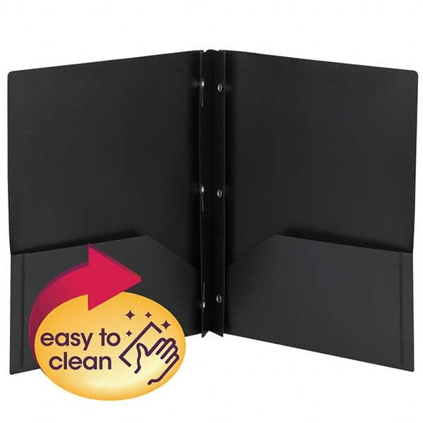 SMEAD - File Folders, Expansion Folders & Hanging Files Folder/File Type: Pocket Folders Color: Black - Exact Industrial Supply