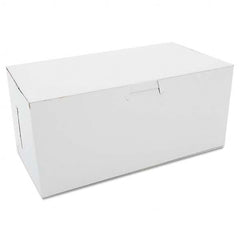 SCT - Non-Window Bakery Boxes, 9 x 5 x 4, White, 250/Carton - Exact Industrial Supply