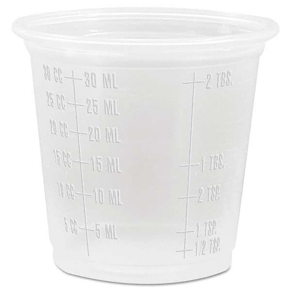 DART - Conex Complements Graduated Plastic Portion Cups, 1.25 oz, Translucent, 2500/CT - Exact Industrial Supply