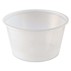 Fabri-Kal - Portion Cups, 2 oz, Clear, 2500/Carton - Exact Industrial Supply