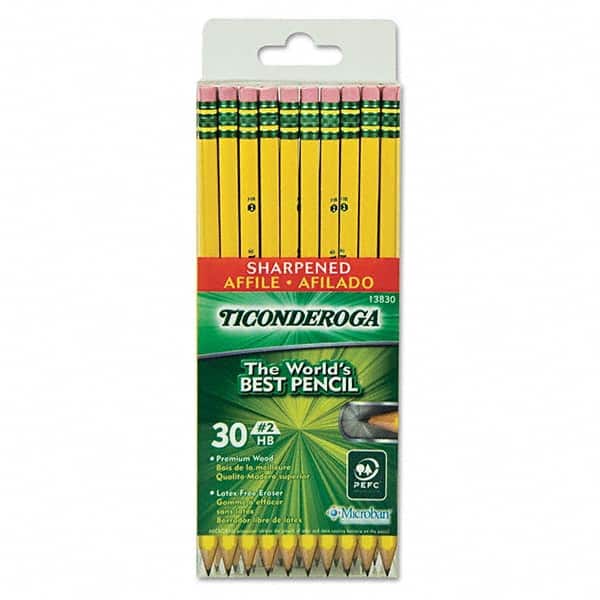 TICONDEROGA - Pens & Pencils Type: Pencil Color: Black - Exact Industrial Supply