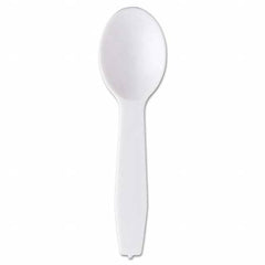 Royal Paper - Polystyrene Taster Spoons, White, 3000/Carton - Exact Industrial Supply