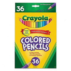 Crayola - Pens & Pencils Type: Colored Pencil Color: Assorted - Exact Industrial Supply