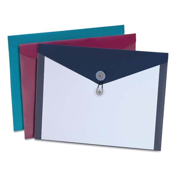 Pendaflex - File Folders, Expansion Folders & Hanging Files Folder/File Type: File Jackets Color: Navy Blue; Burgundy; Teal - Exact Industrial Supply