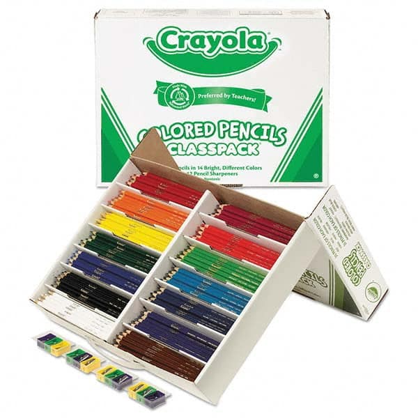 Crayola - Pens & Pencils Type: Colored Pencil Color: Assorted - Exact Industrial Supply