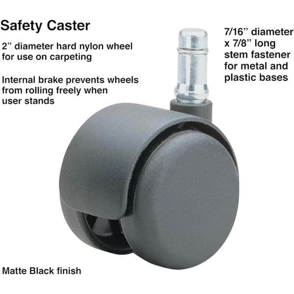 Master Caster - Cushions, Casters & Chair Accessories Type: Caster Set For Use With: Office and Home Furniture - Exact Industrial Supply