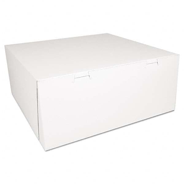 SCT - Bakery Boxes, White, Paperboard,14 x 14 x 6, 50/Carton - Exact Industrial Supply