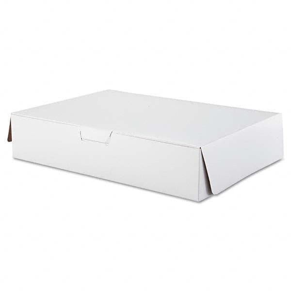 SCT - Tuck-Top Bakery Boxes, 19w x 14d x 4h, White, 50/Carton - Exact Industrial Supply