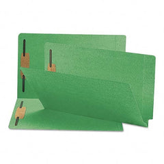 SMEAD - File Folders, Expansion Folders & Hanging Files Folder/File Type: File Folders with End Tab Color: Green - Exact Industrial Supply