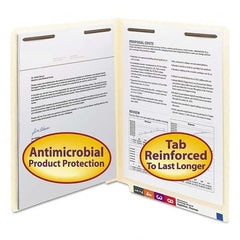 SMEAD - File Folders, Expansion Folders & Hanging Files Folder/File Type: File Folders with End Tab Color: Manila - Exact Industrial Supply