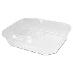 DART - ClearPac Large Nacho Tray, 2-Compartments, Clear, 500/Ctn - Exact Industrial Supply